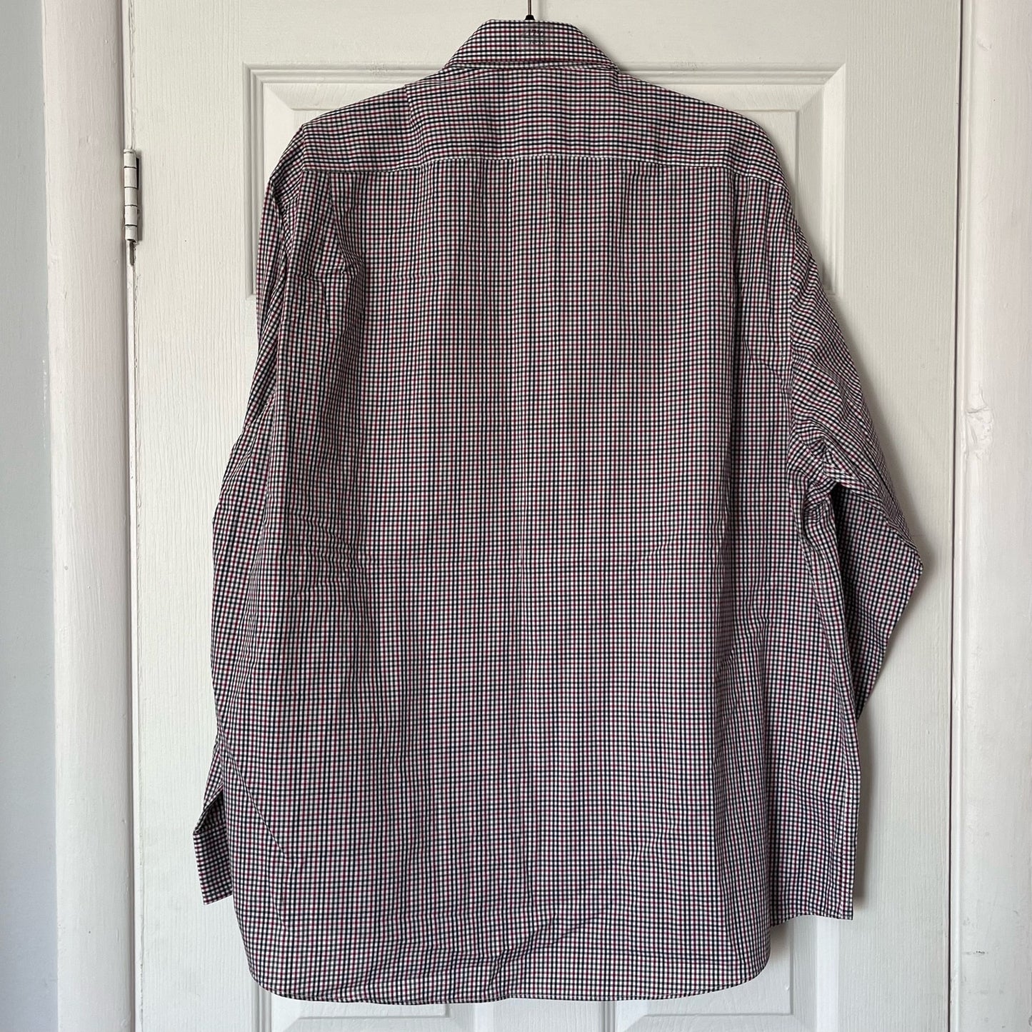 Club Room Regular Fit Plaid Button-Down Shirt - NWT - Size 17 1/2 (34/35)