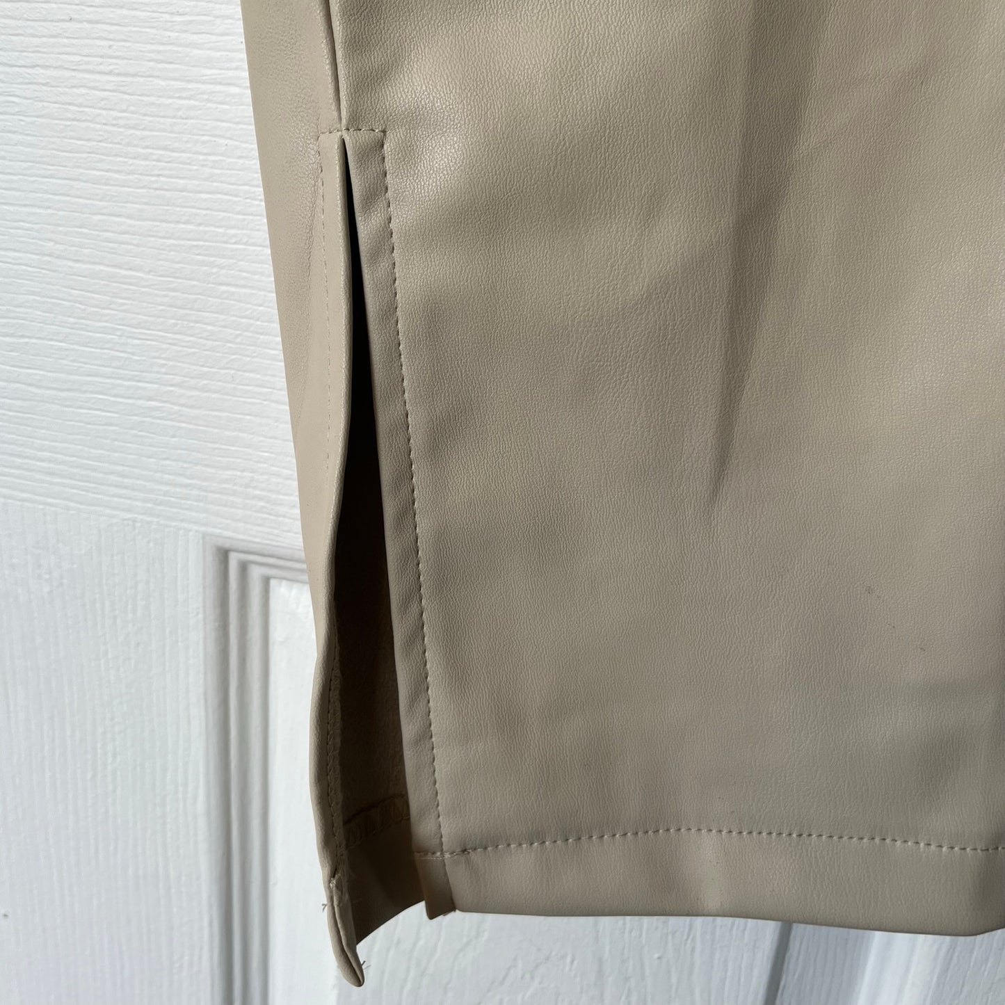 Zara Faux Leather 5-Pocket Pants - Size 4