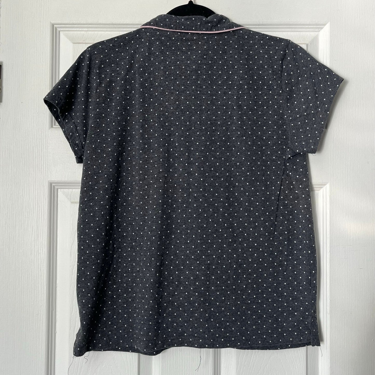Laura Ashley Polka Dot Pajama Top - Size L