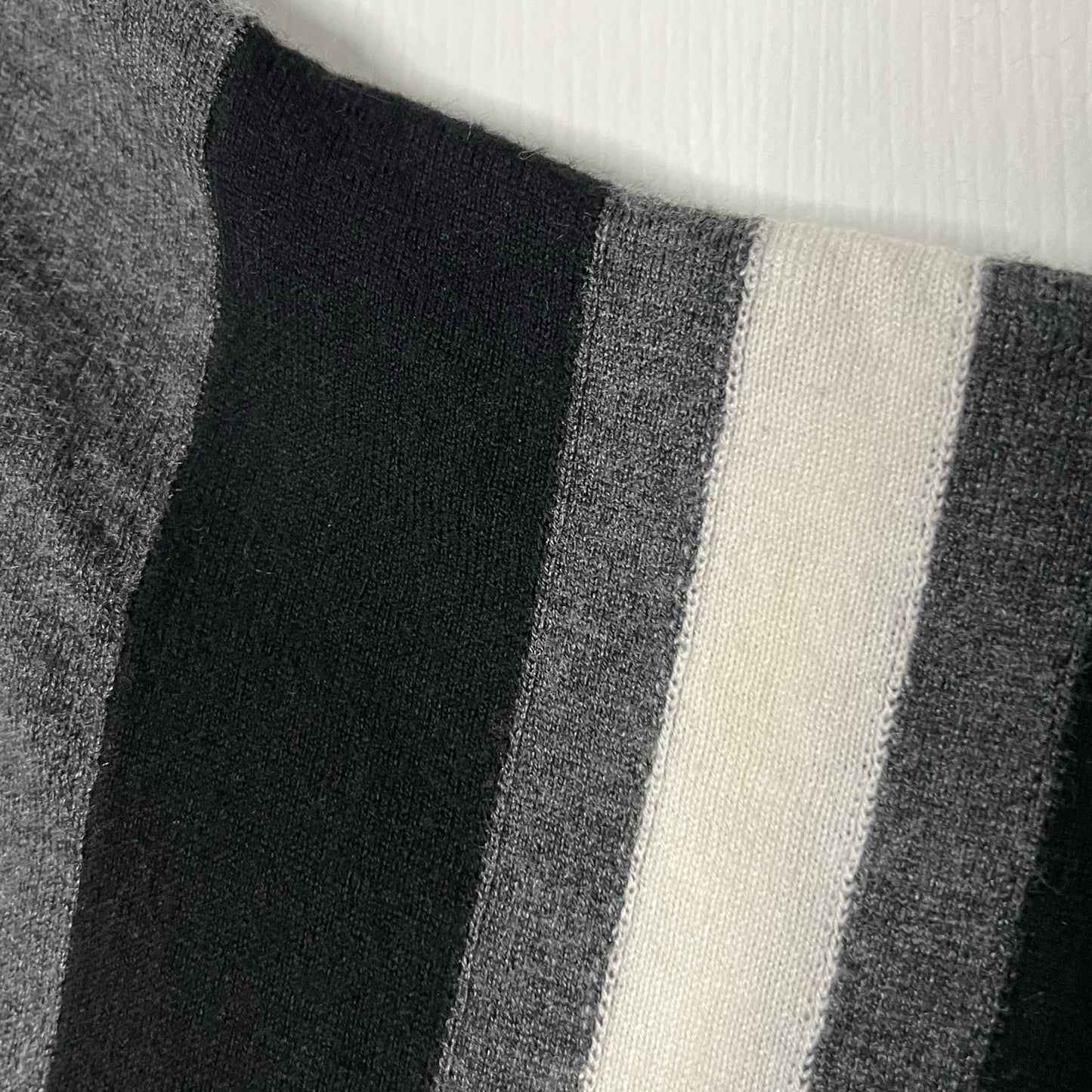 Leo & Sage Striped Poncho Sweater - One Size