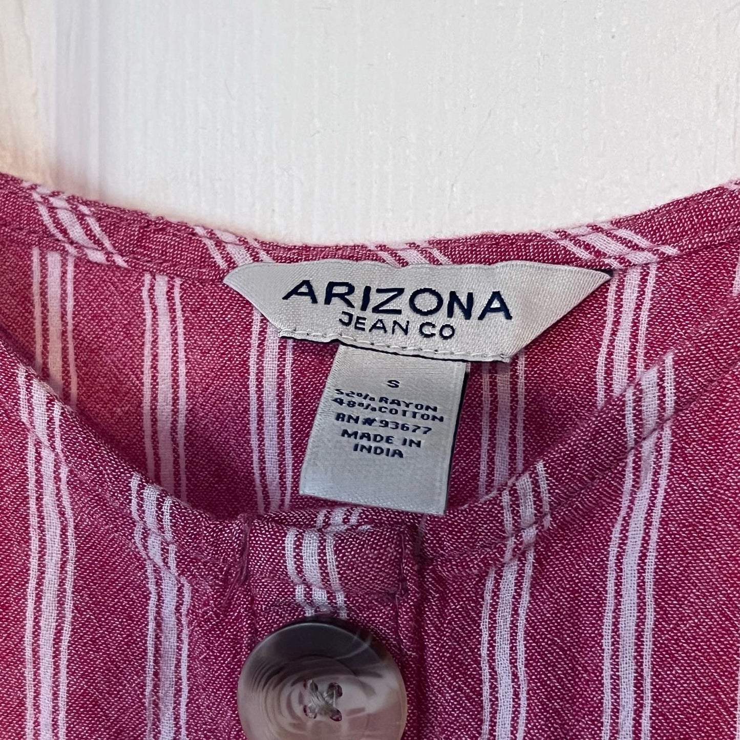 Arizona Jean Co. Pinstriped Tank Top - Size S - NWT