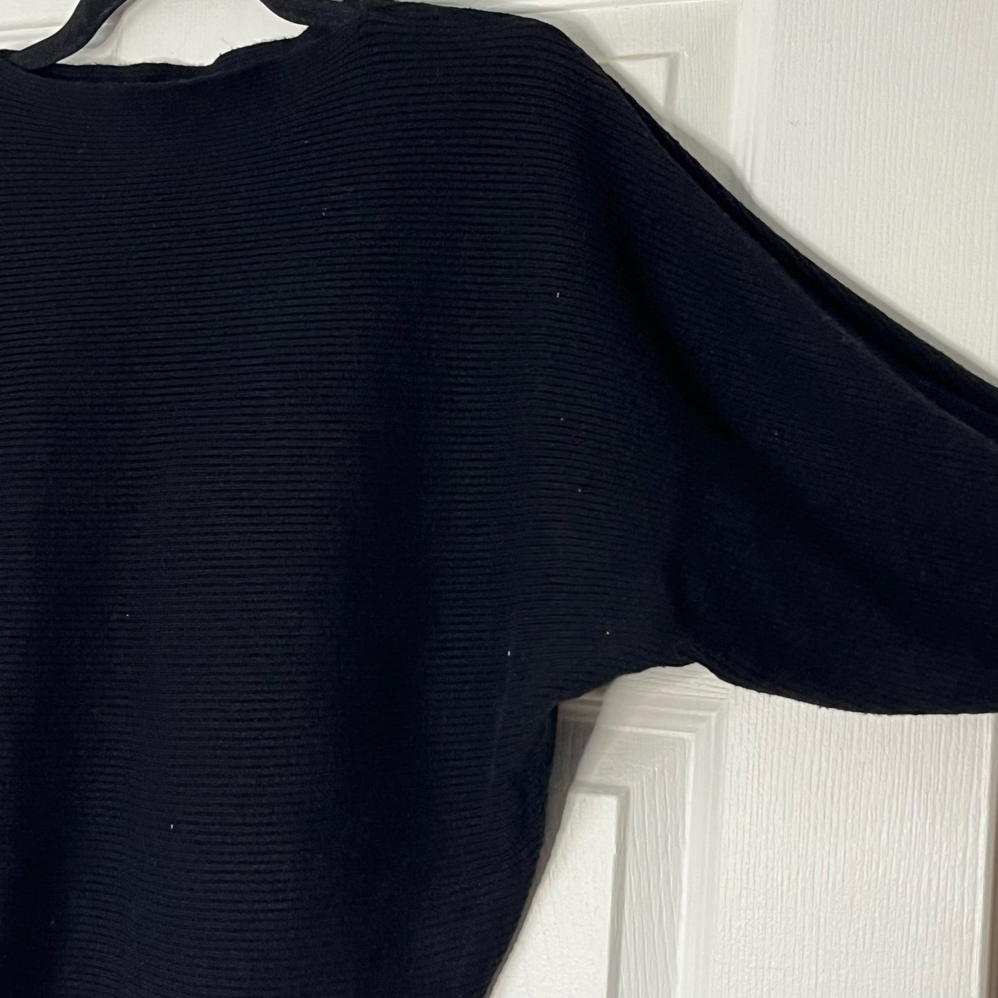Ribbed Dolman Sweater - Size UNKNOWN