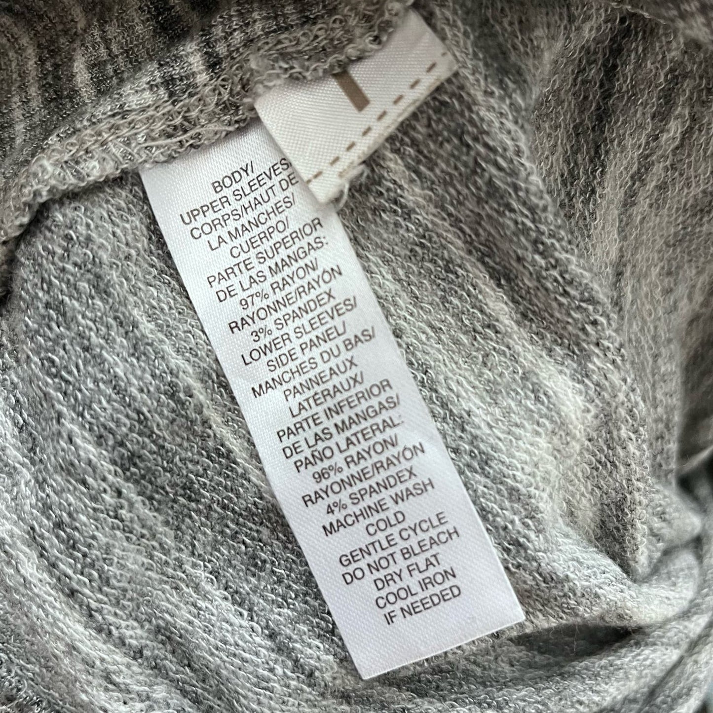 Lou & Grey Zip-Front Space-Dyed Cardigan - Size XS