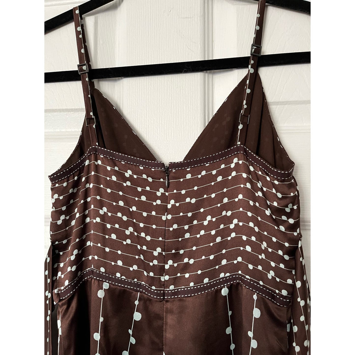 Ted Baker Satin Flower Print Dress - Size 4