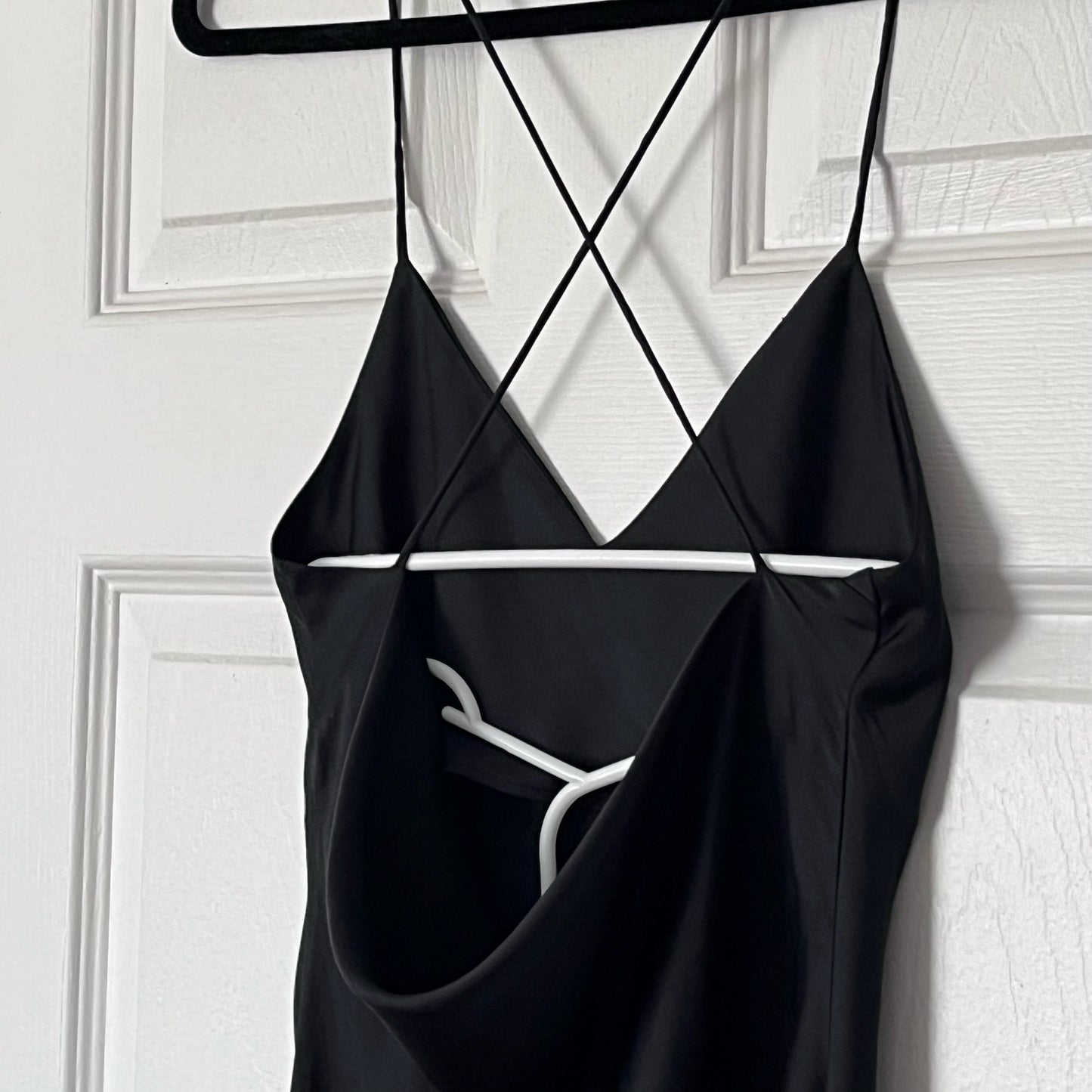 Topshop Long X-Back Chemise - Size 4