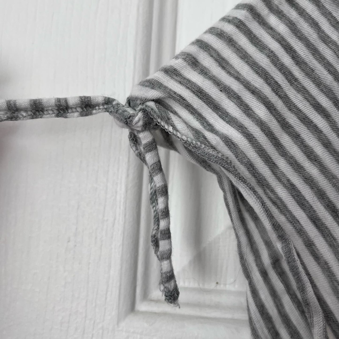 Gap Striped Tie-Sleeve Tee - Size S