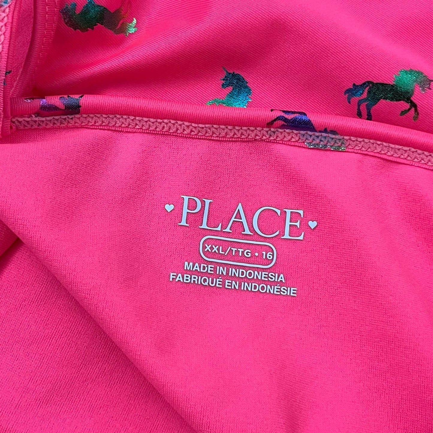 Children's Place Unicorn Print Cutout Swimsuit - Size XXL (16) / Women's XS