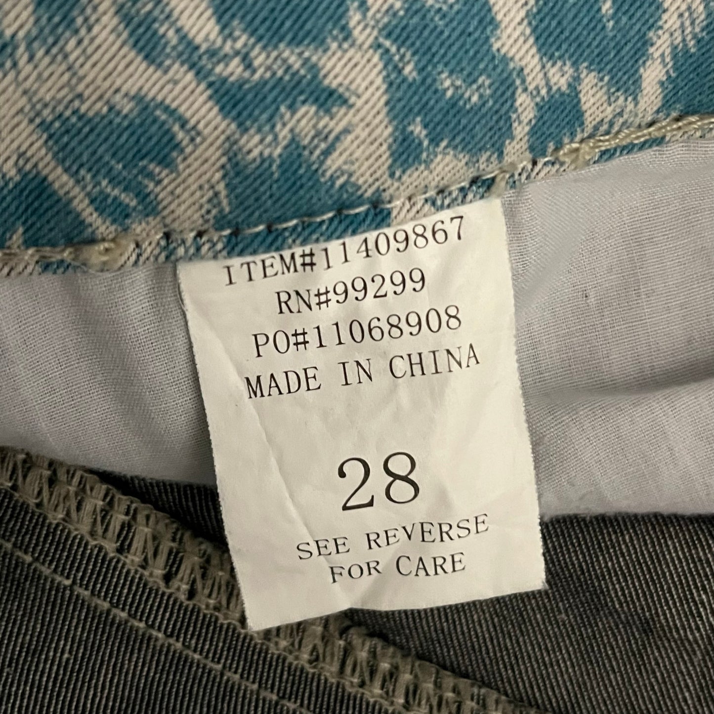 Divine Rights of Denim Leopard Print Skinny Jeans - Size 28