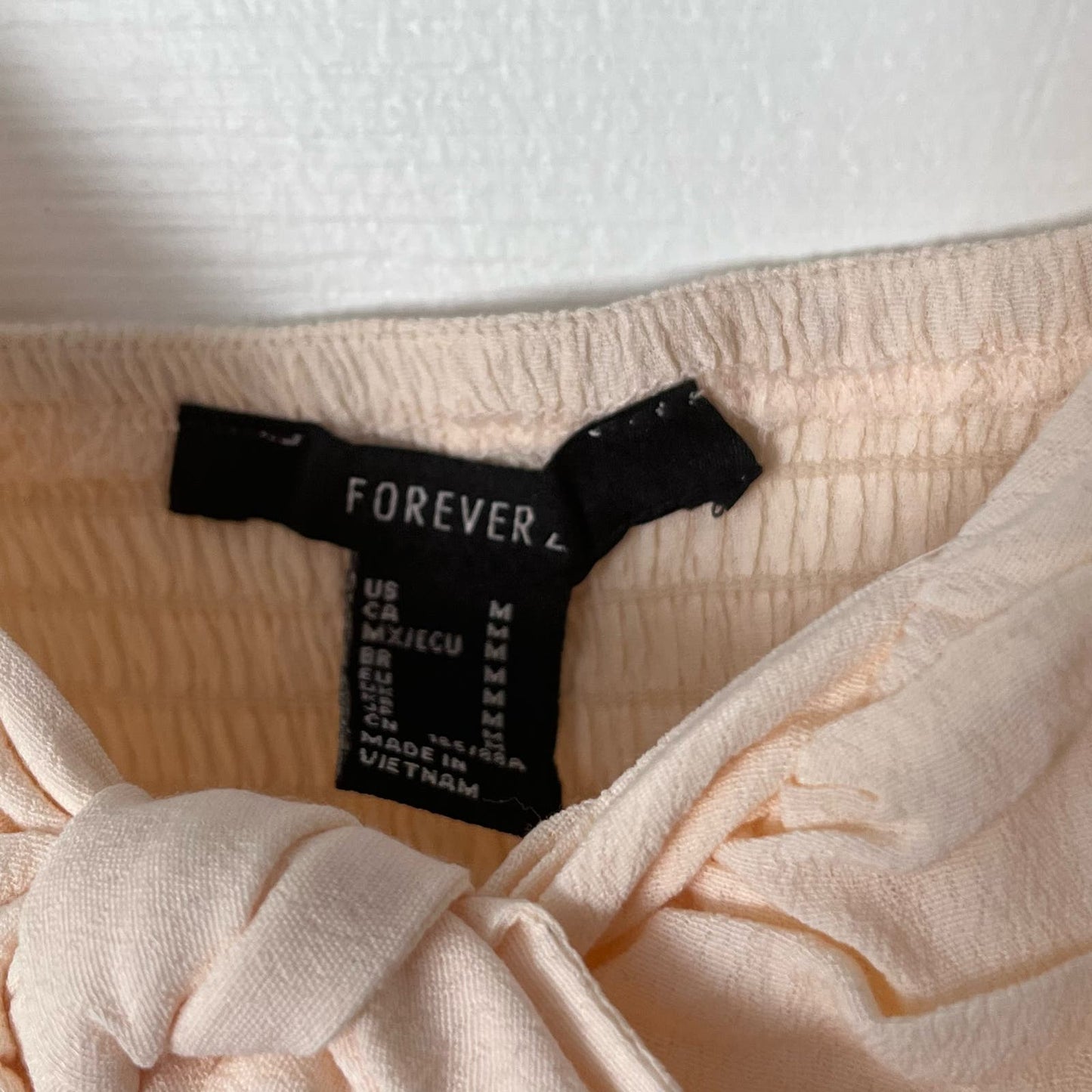 Forever 21 Ruffled Crop Blouse - Size M
