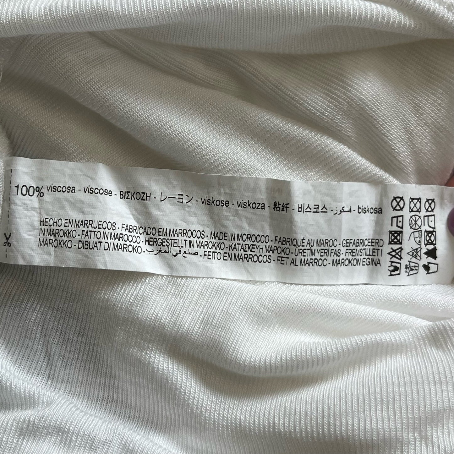 Zara Super Soft Ribbed Long Sleeve Tee - Size S