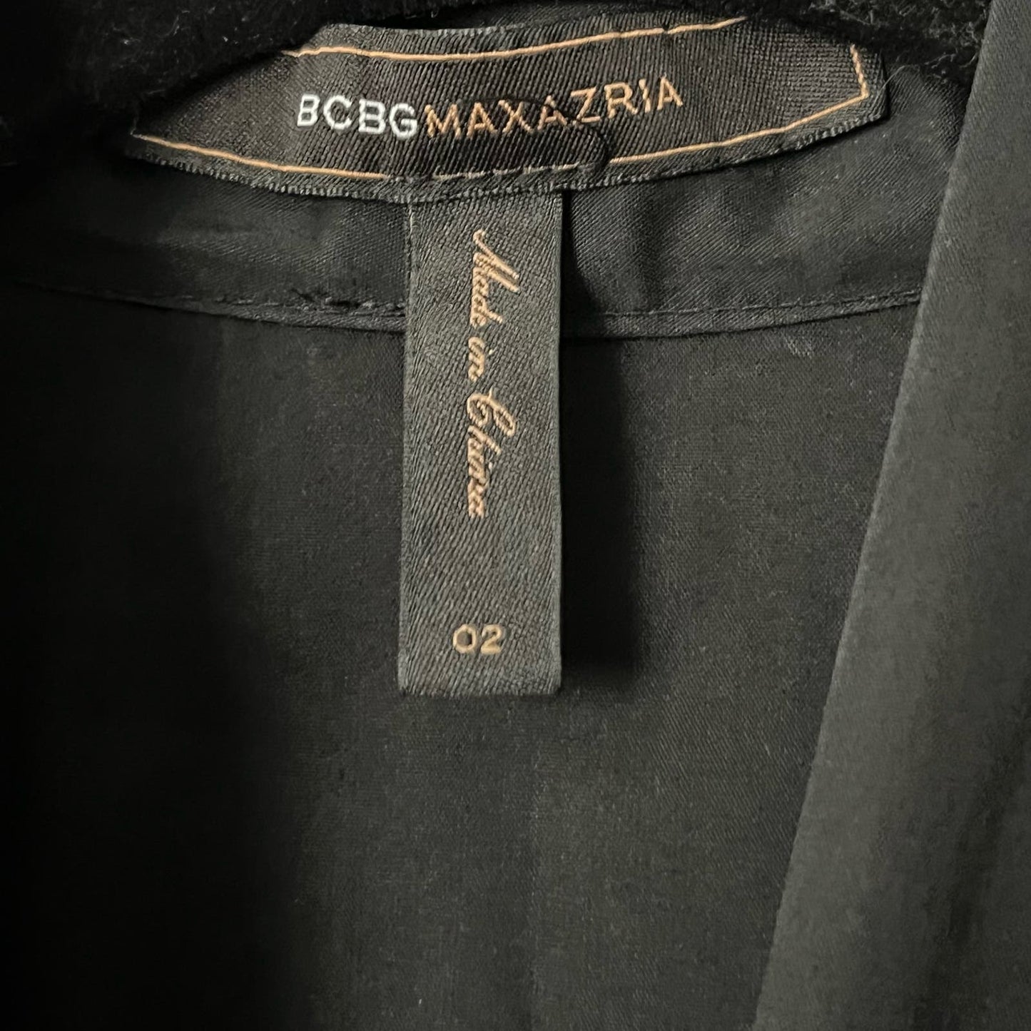 BCBGMAXAZRIA Pleated Belted Shirtdress - Size 2