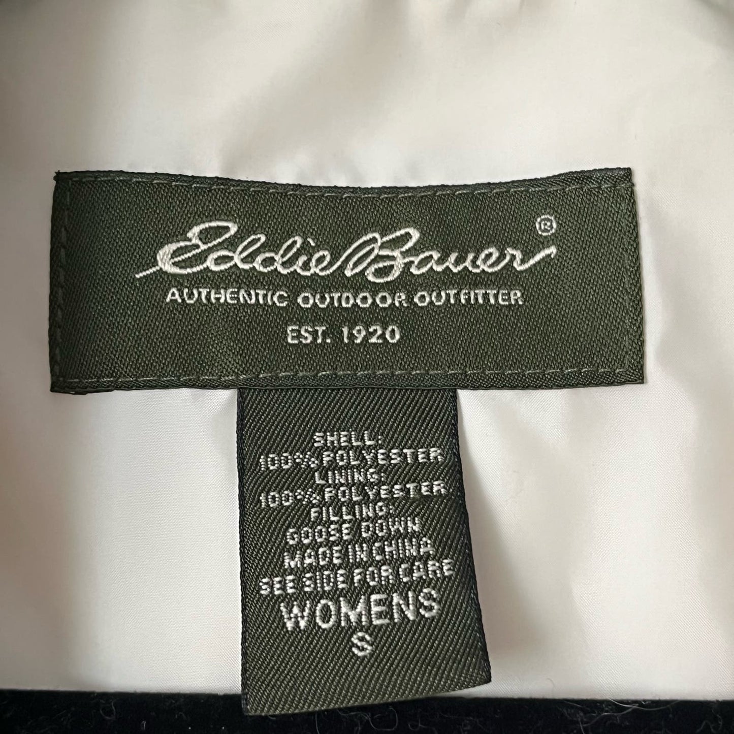 Eddie Bauer Puffer Vest - Size S