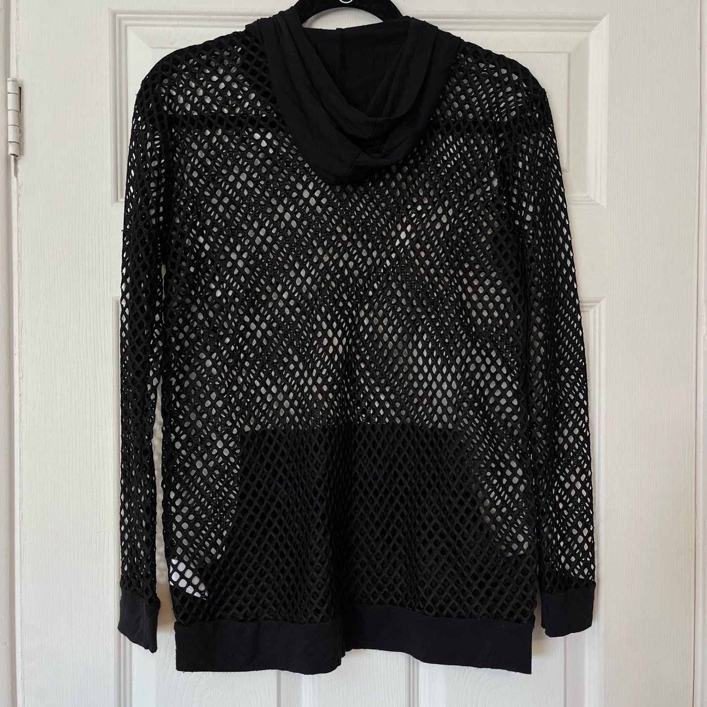 Rock <3 Rose Couture Fishnet Hoodie - Size S