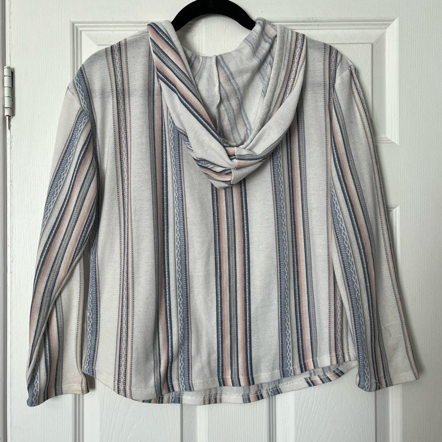 Wallflower Hooded Thin Striped Sweater - Size L
