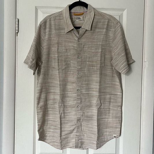 Free Planet Striped Button-Down Shirt - Size XL
