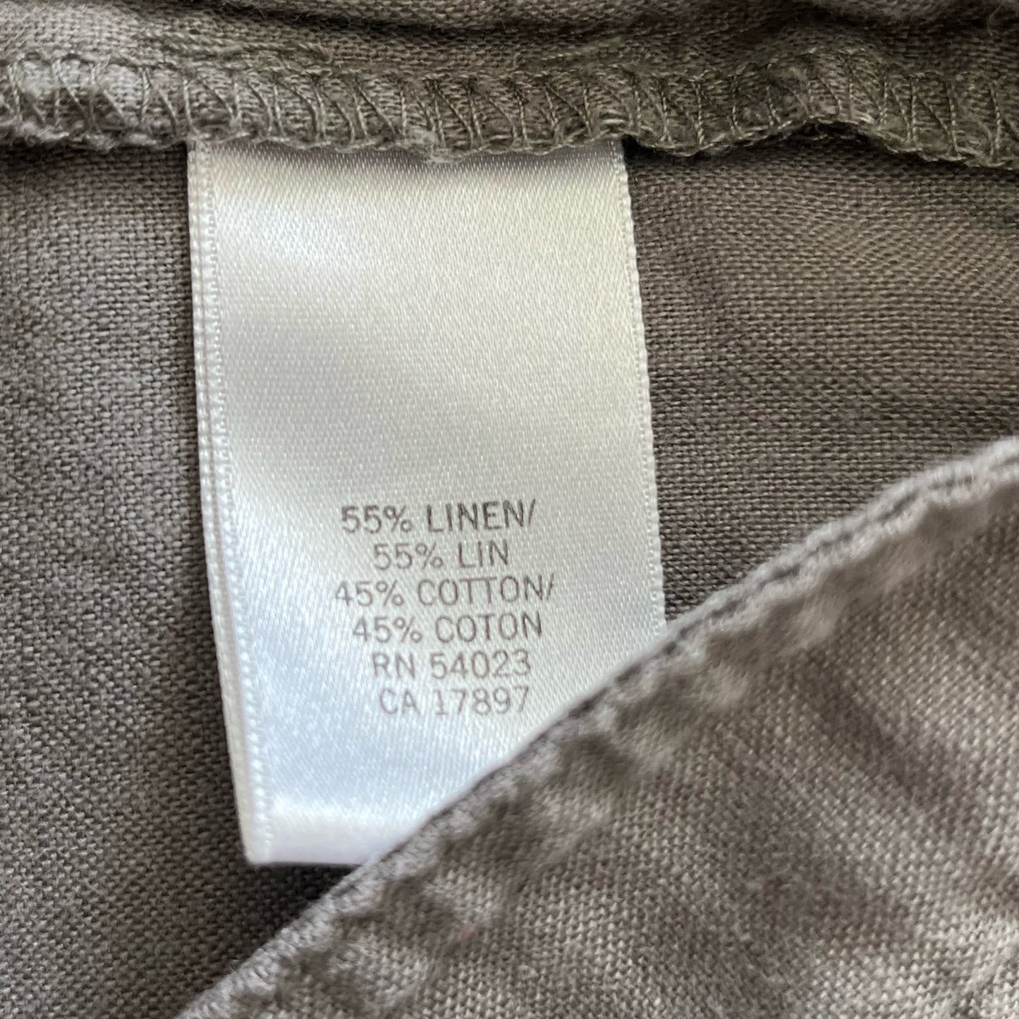 Banana Republic Martin Fit Linen-Blend Cargo Capri - Size 4