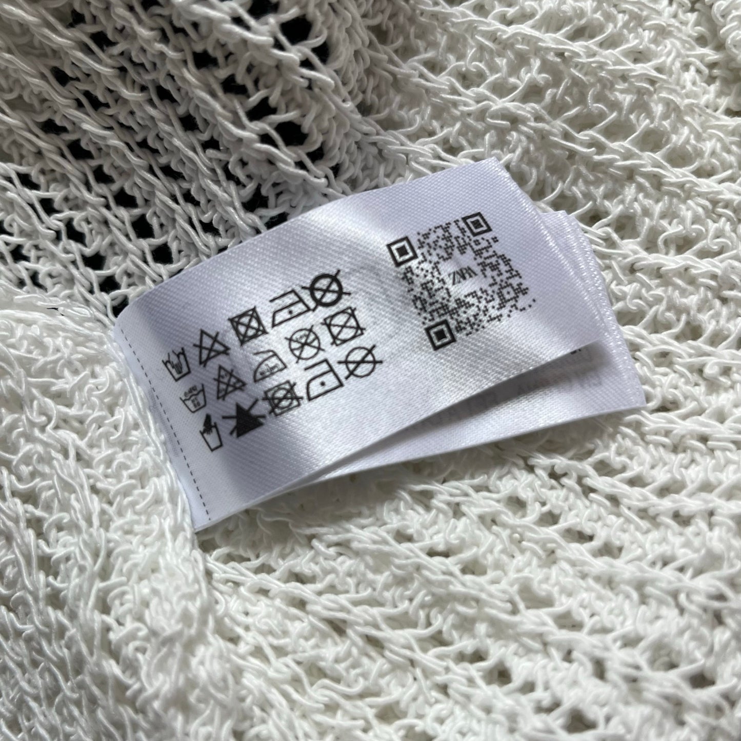 Zara Open Knit Tie-Waist Sweater - Size S