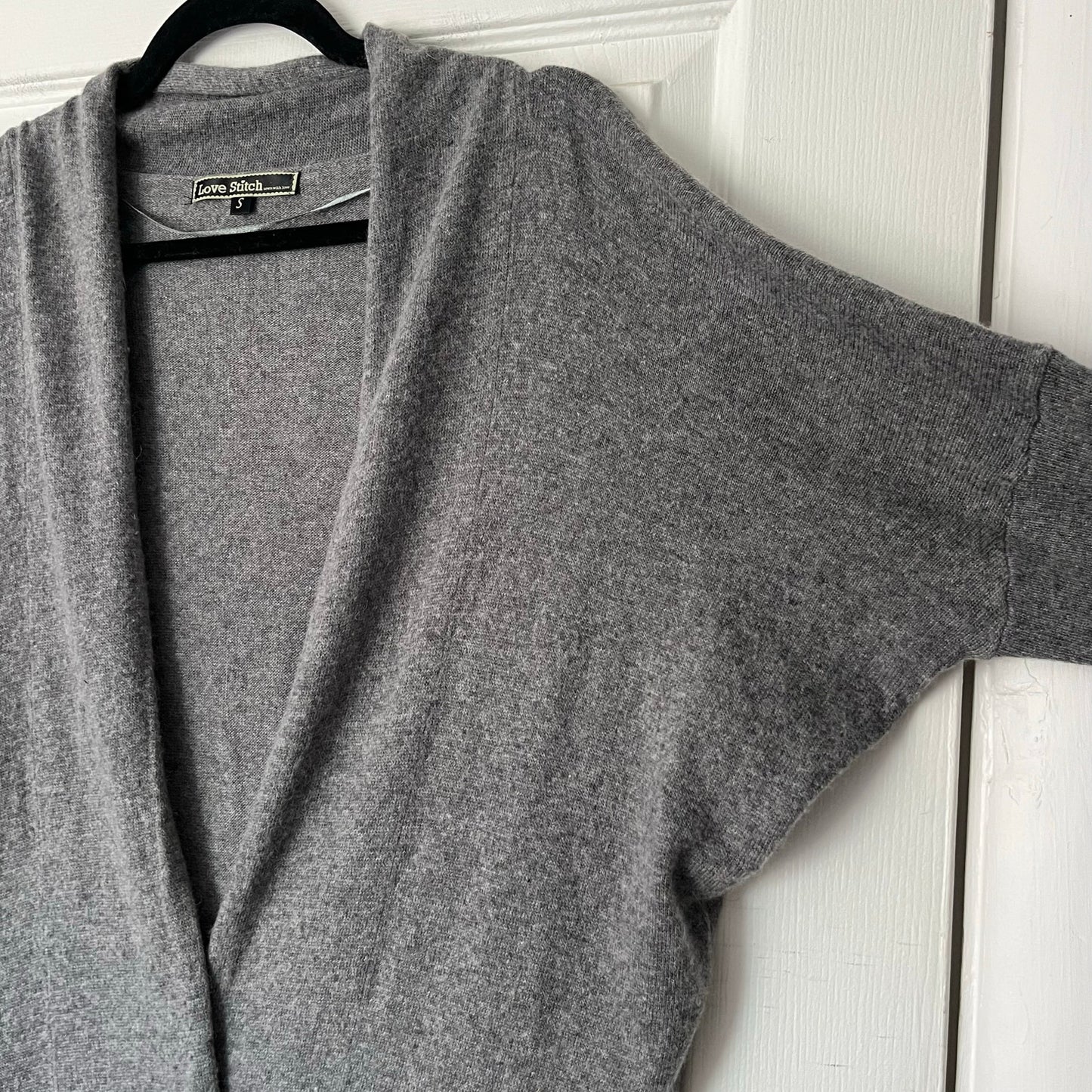 Love Stitch Deep-V Wrap Sweater - Size S