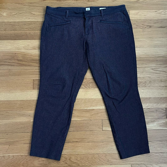 Gap Pinstriped Skinny Ankle Pants - Size 14
