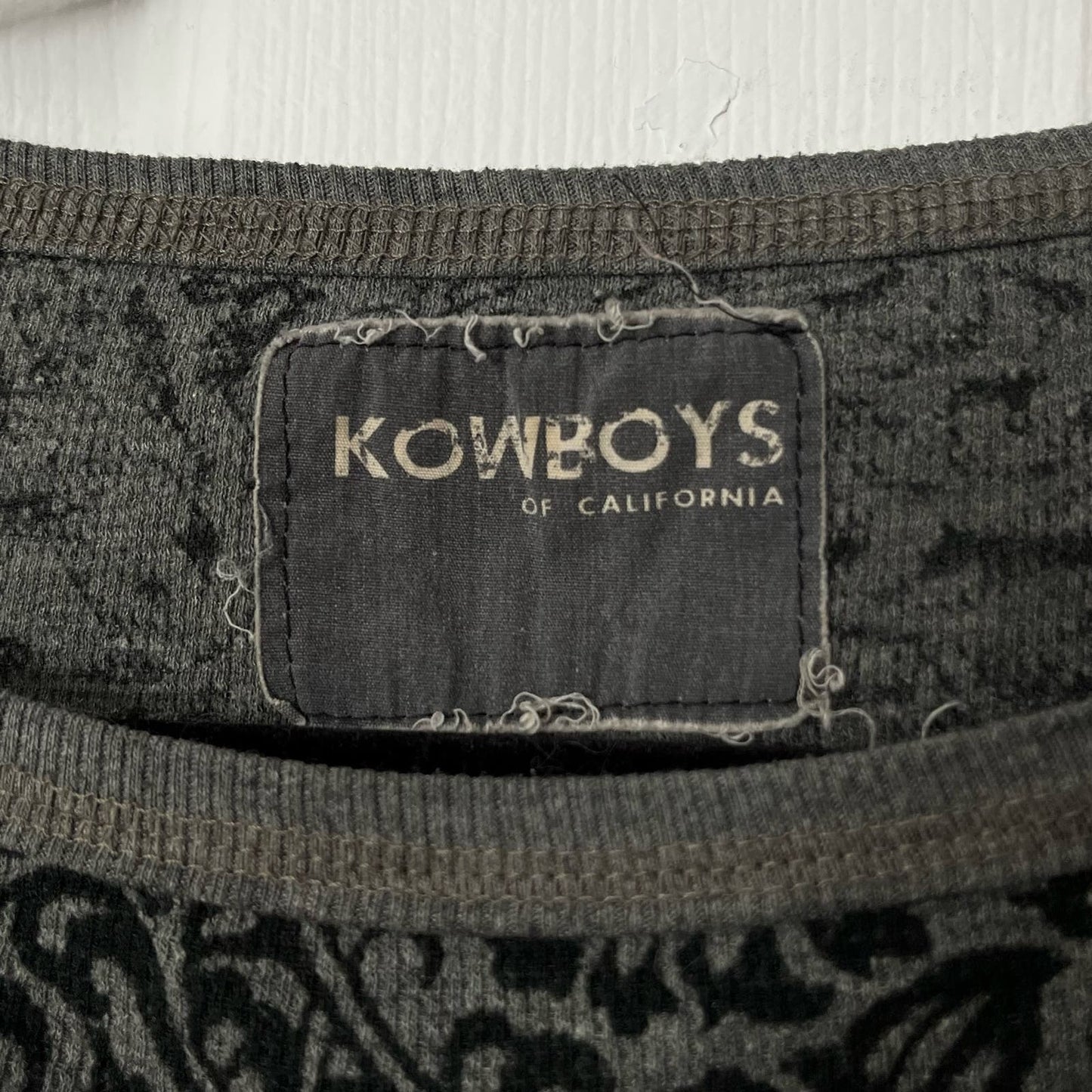 Kowboys of California Paisley Print Top - Size S