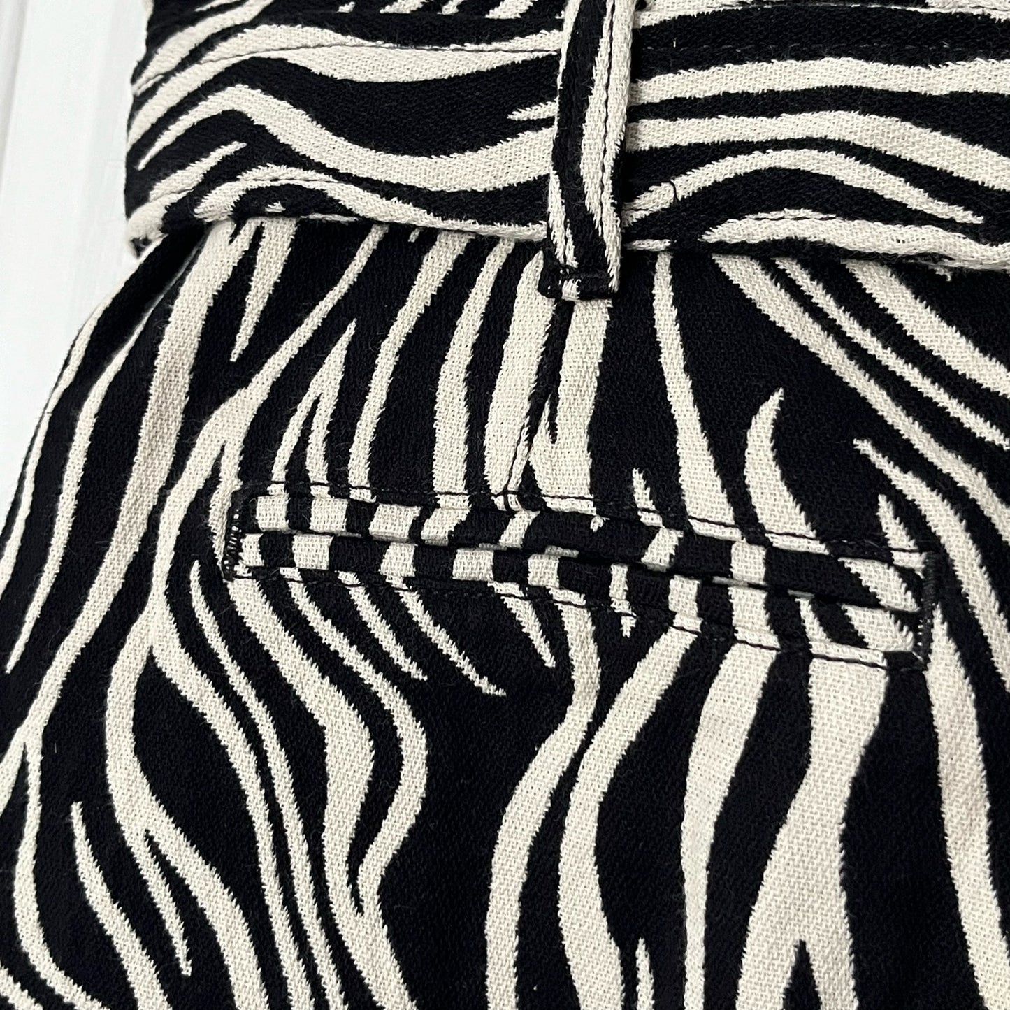 J Brand Paper Bag Waist Zebra Print Shorts - Size 29