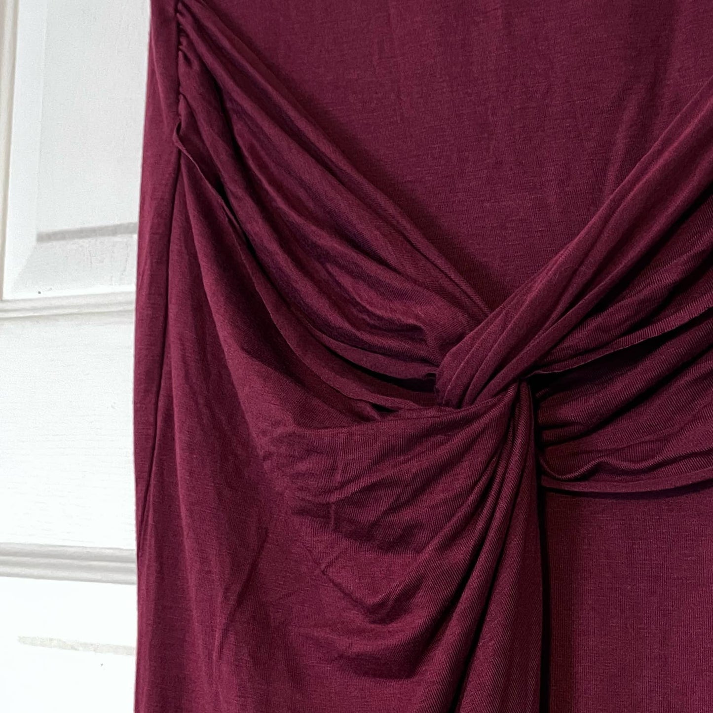 Heart & Hips Draped-Front Maxi Skirt - Size L - NWT