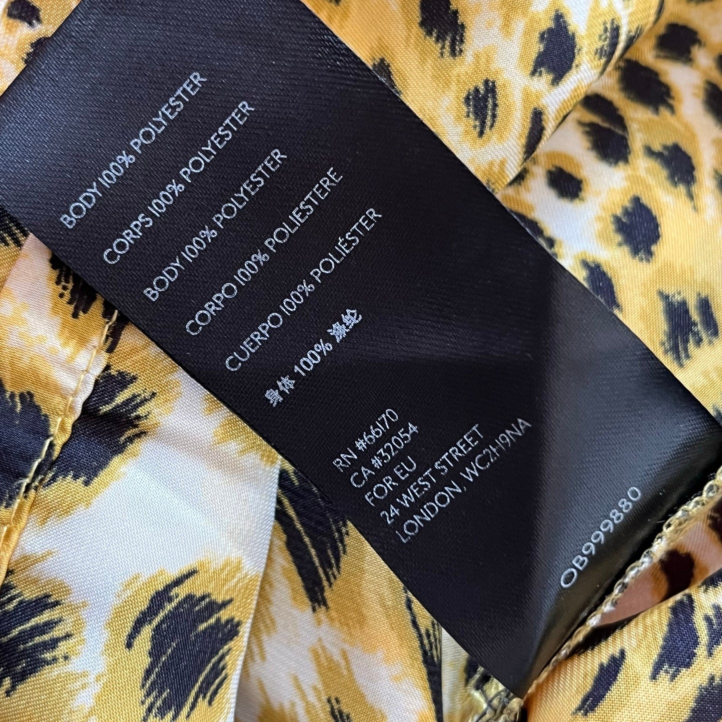 Urban Outfitters Silky Animal Print Camisole Top - Size M