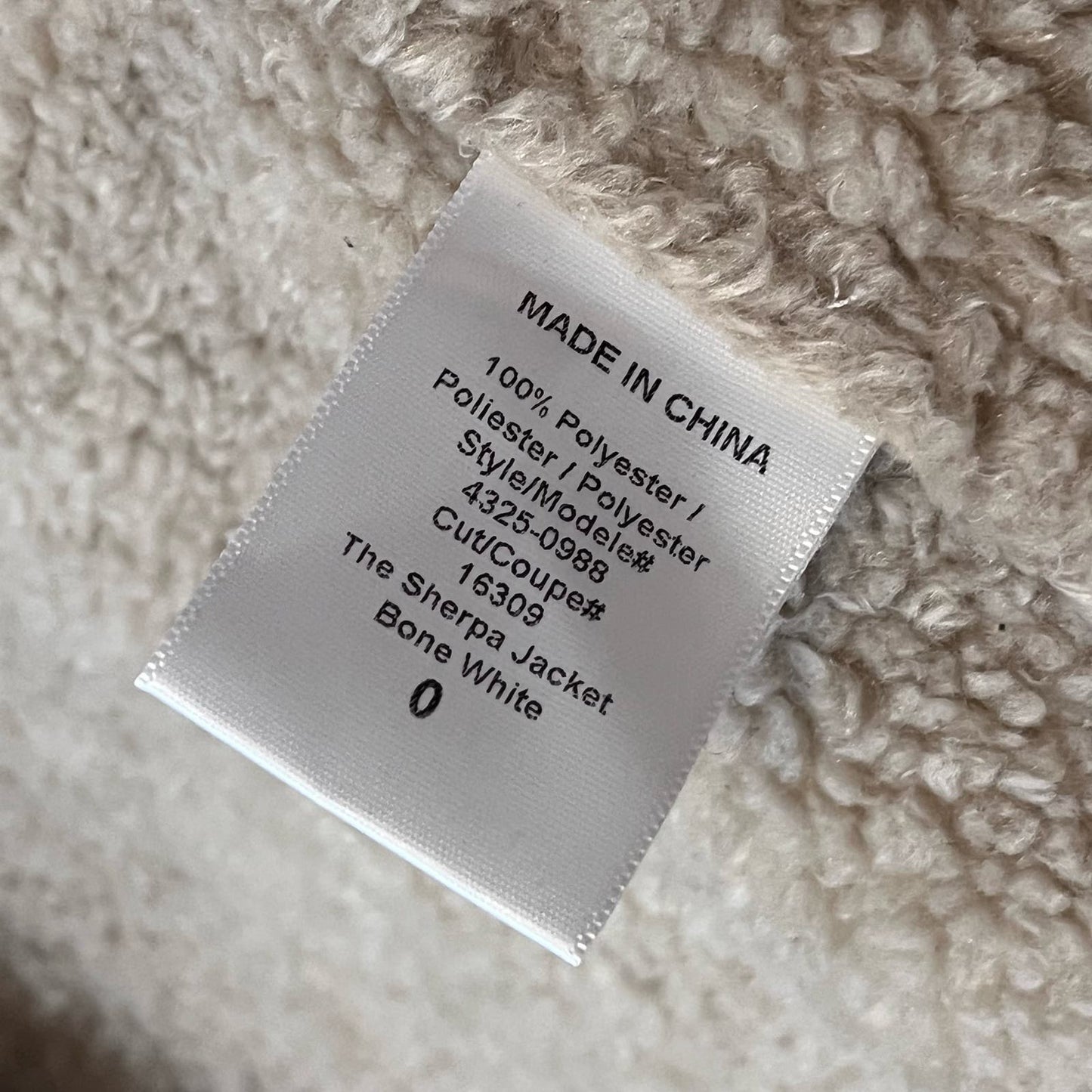 Current/Elliott Sherpa Jacket - Size S/M*