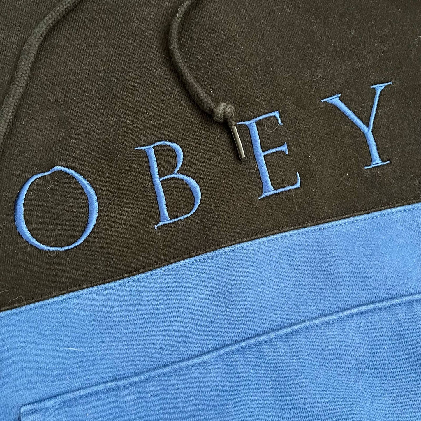 Obey Two-Tone Hoodie - Size S