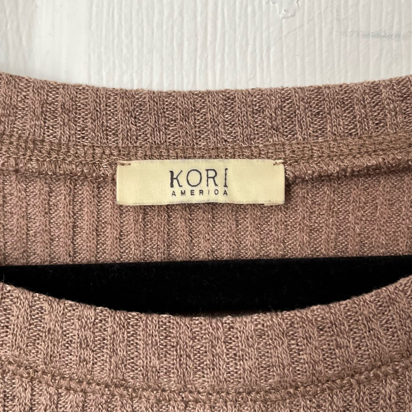 Kori America Ribbed Raglan Knit Top - Size UNKNOWN*