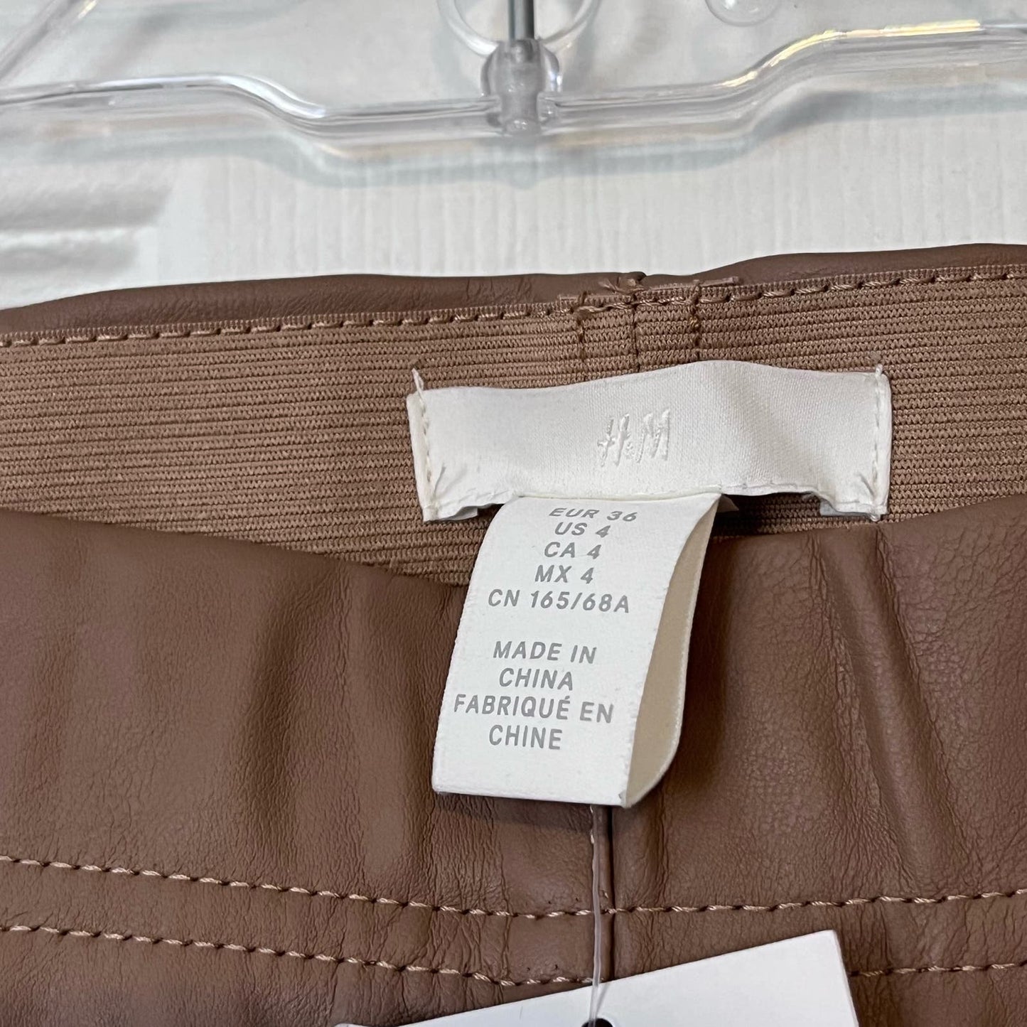 H&M Vegan Leather Pants - Size 4 - NWT