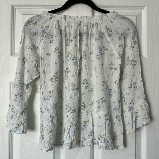 Hippie Rose Tie-Neck Top - Size L