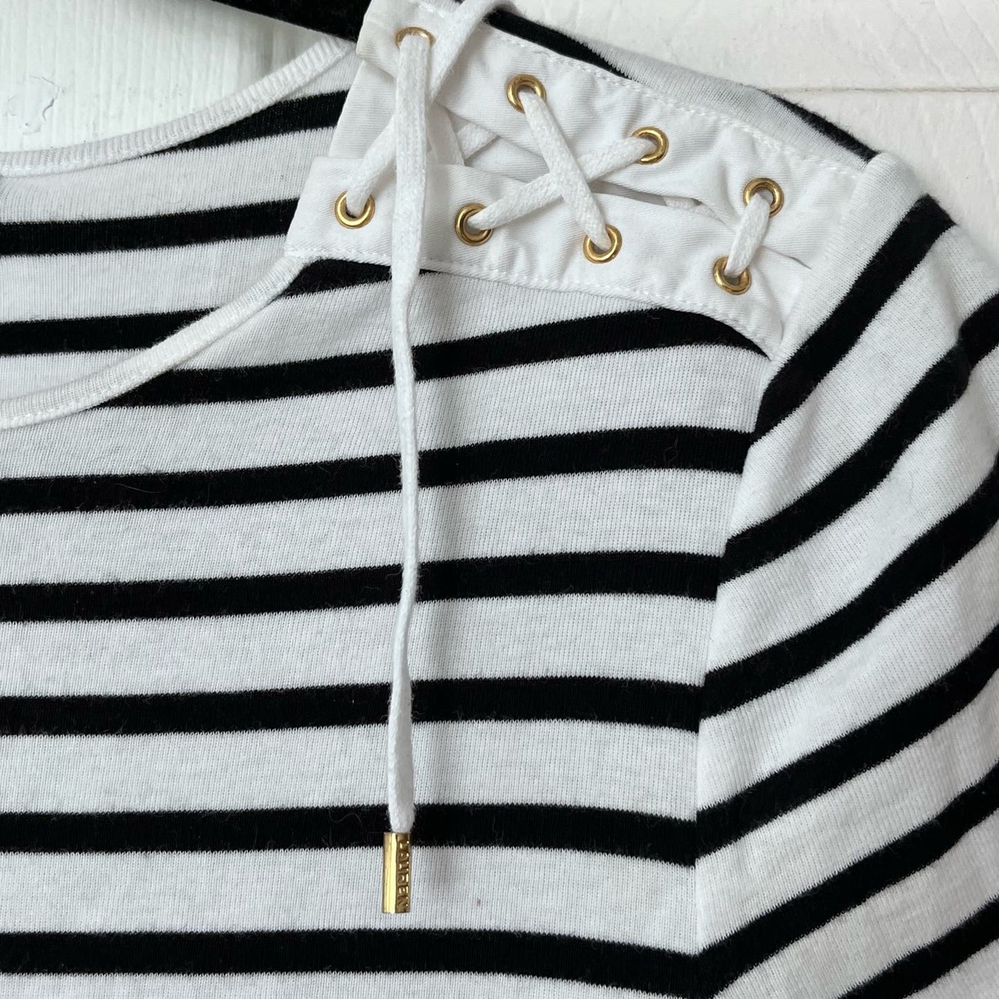 Lauren Ralph Lauren Striped Top - Size PS