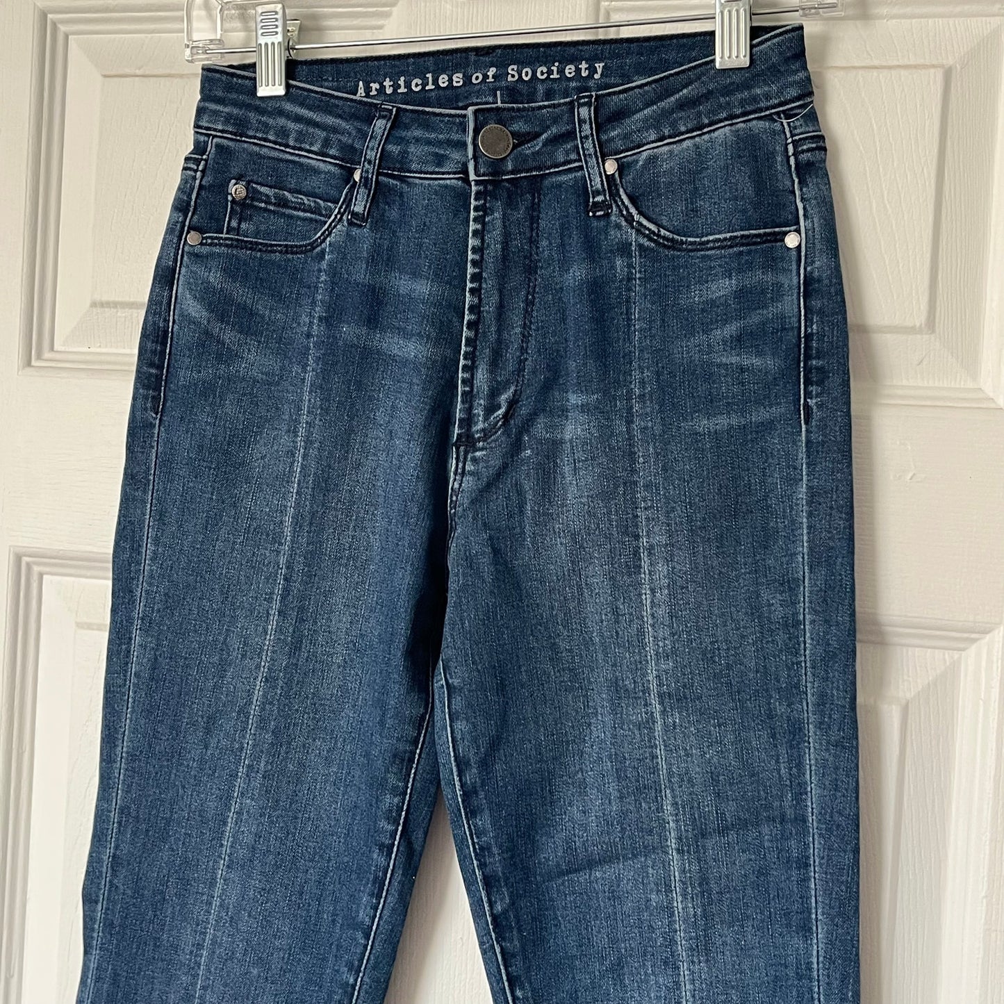 Articles of Society Front-Seam Rene Slim Released Hem Jeans - Size 25 - NWT