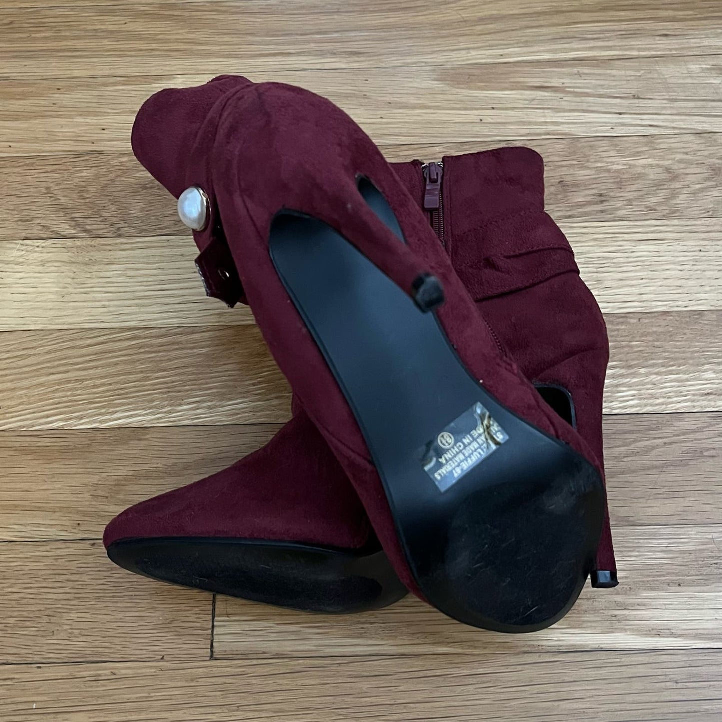 Forever 'Luffie' Faux Suede Boots - Size 8.5