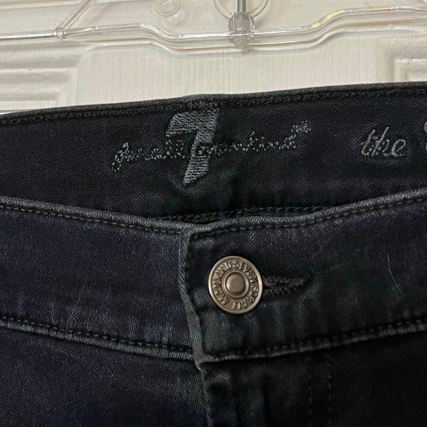 7 for All Mankind The Skinny Beaded Inset Jeans - Size 28