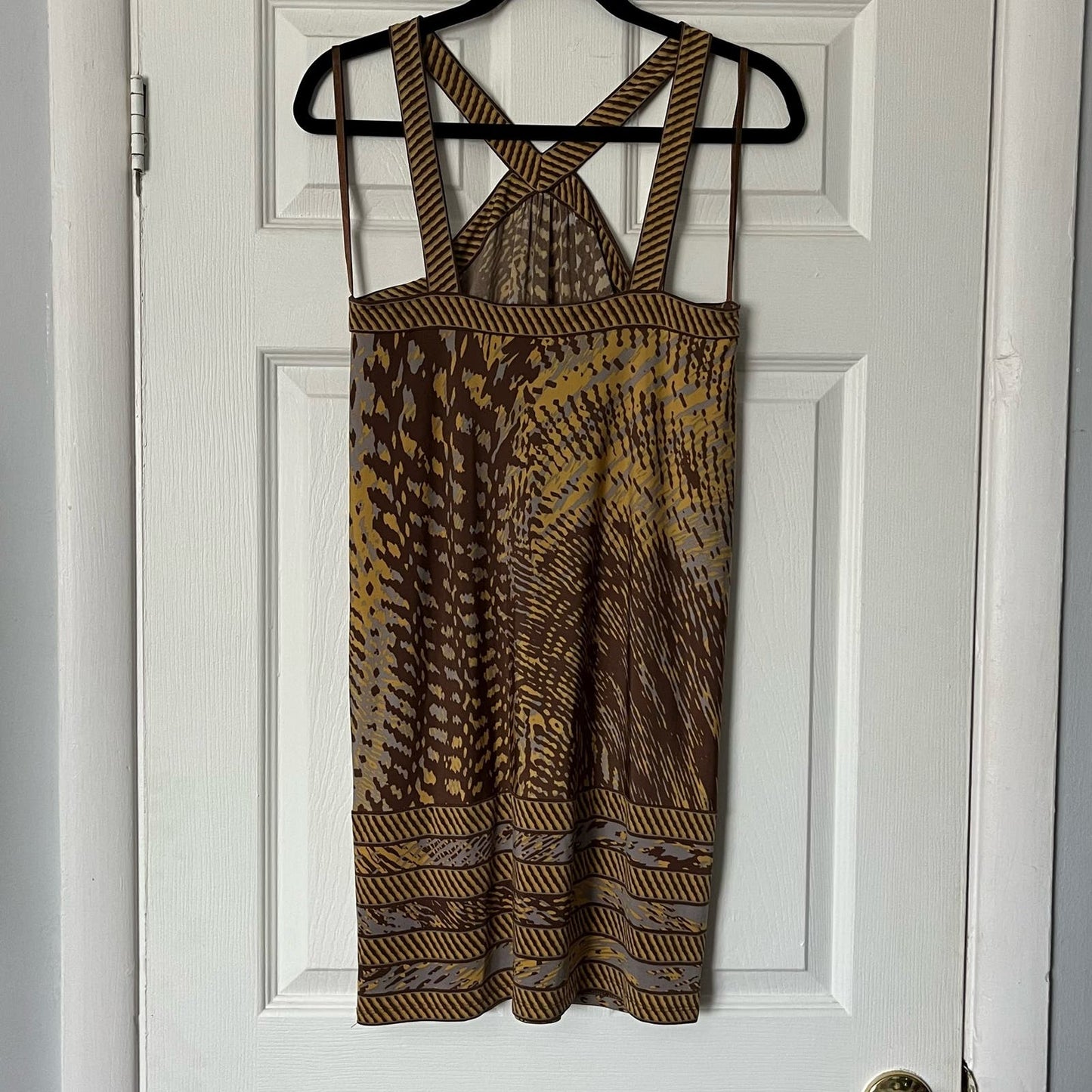 BCBGMAXAZRIA X-Strap Dress - Size M
