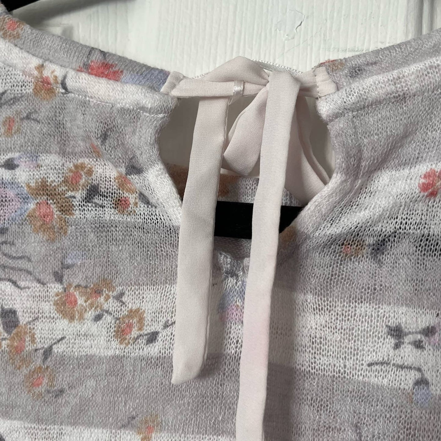 LC Lauren Conrad Floral Striped Sweater - Size S