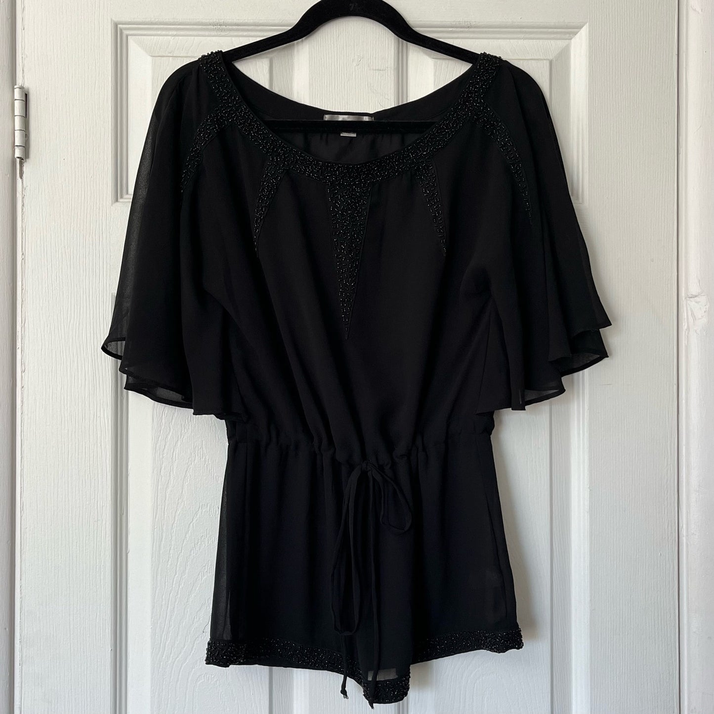 Love21 Beaded Mesh Top - Size S