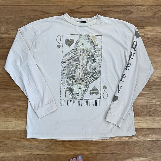 Forever 21 Queen of Heart Tee - Size M