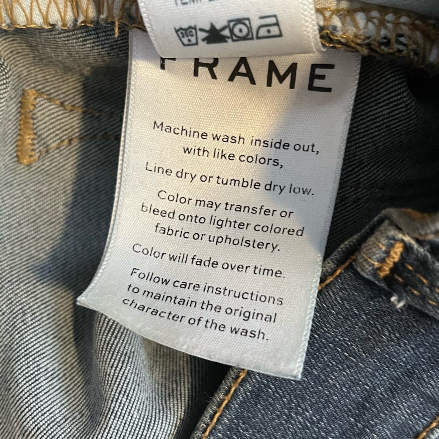 Frame Denim Le High Raw Hem Skinny Jeans - Size 25