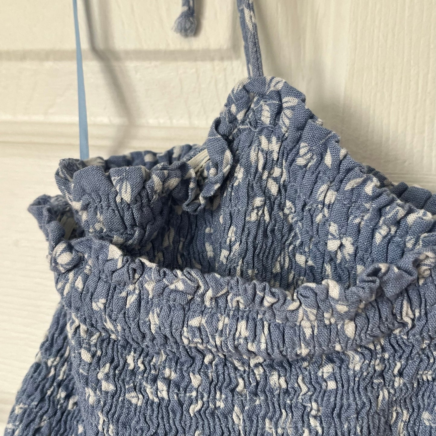 Endless Blu Ruched Bandeau Top - Size L