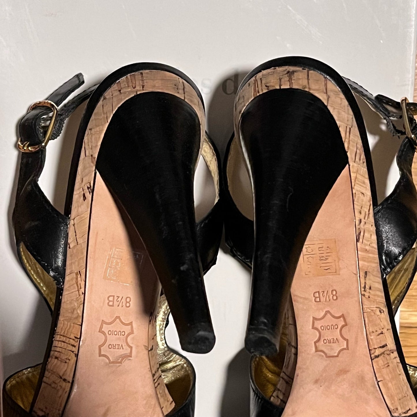 Charles David  Fever Slingback Cutout Heels - Size 8.5