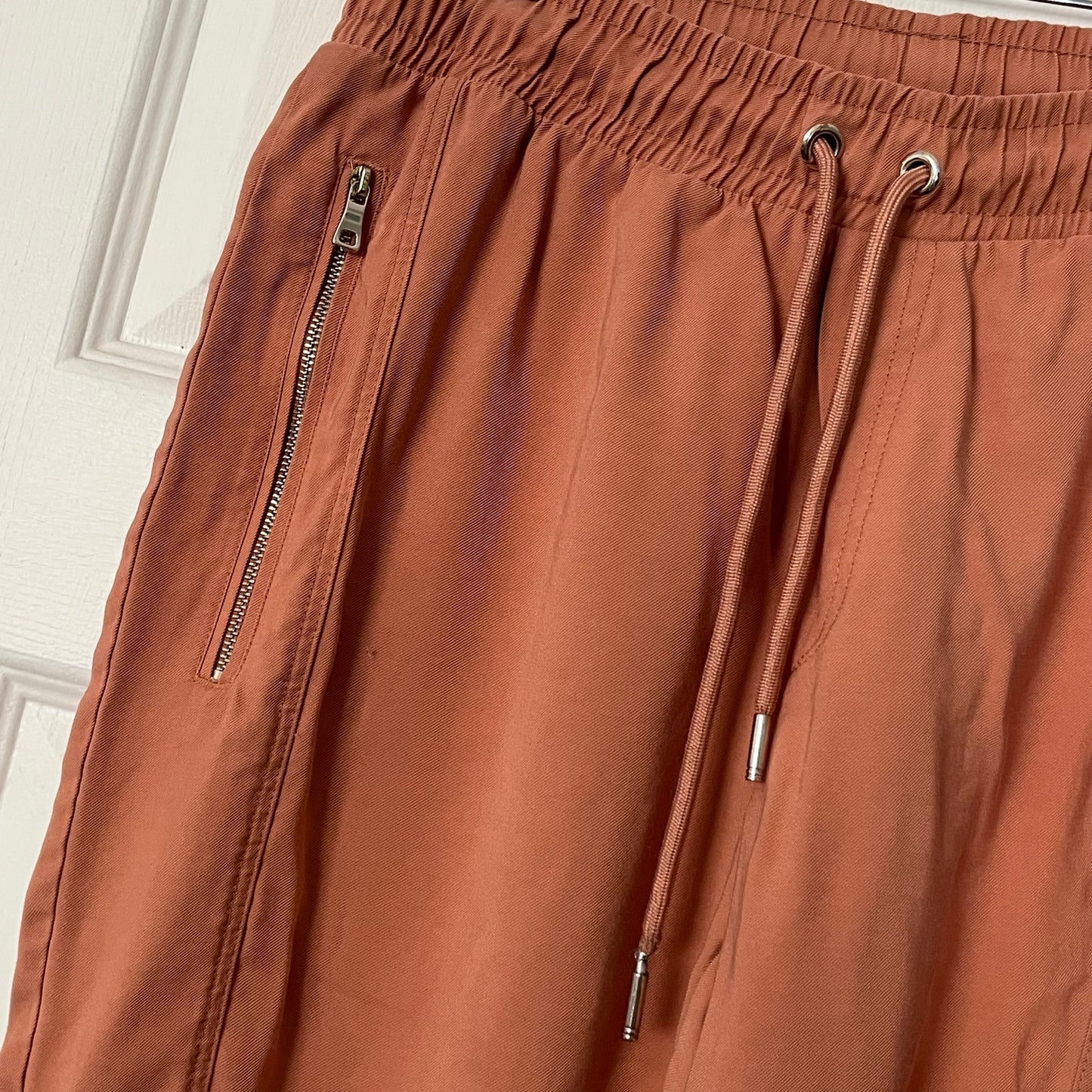 Zara Zip-Pocket Drawstring Joggers - Size M