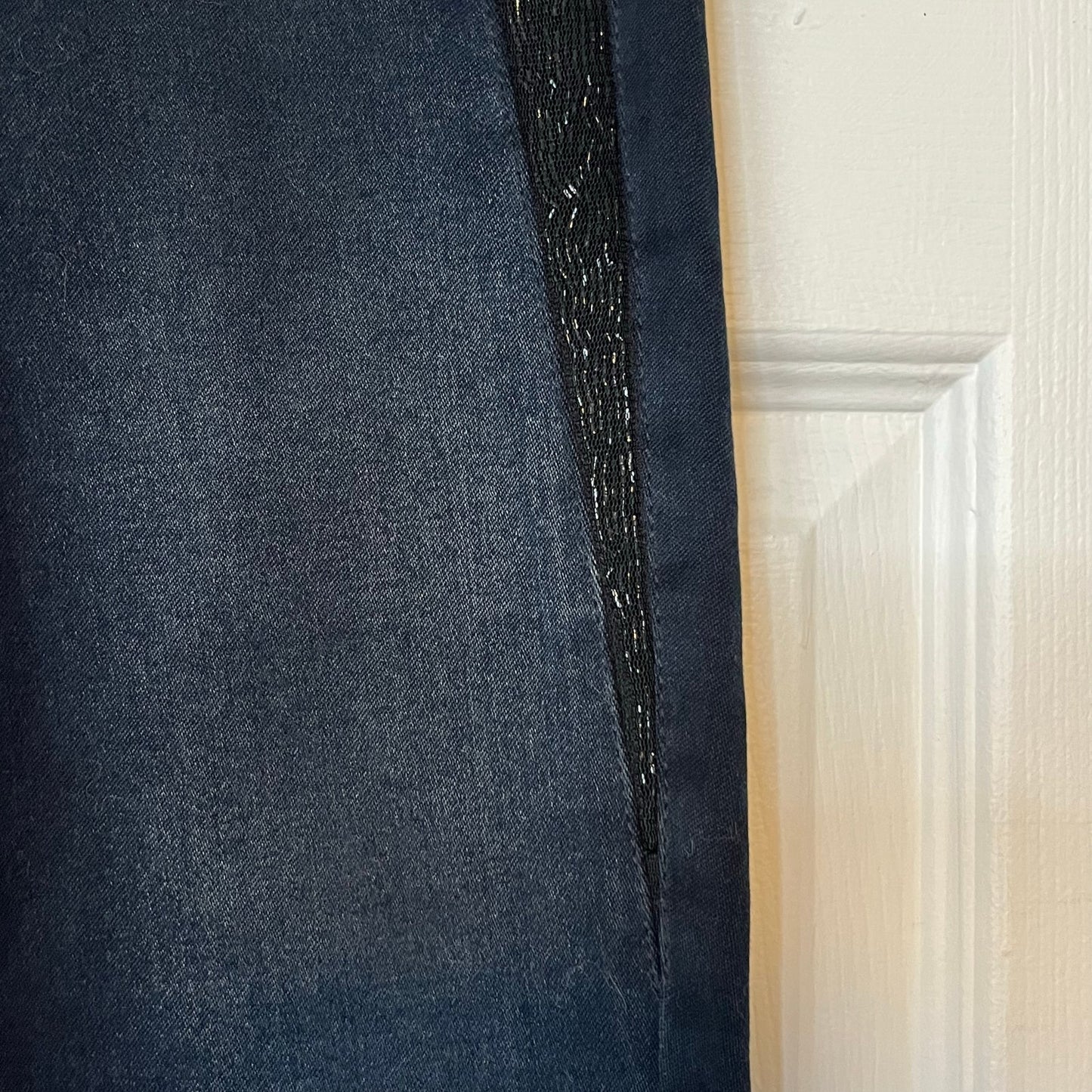 7 for All Mankind The Skinny Beaded Inset Jeans - Size 28