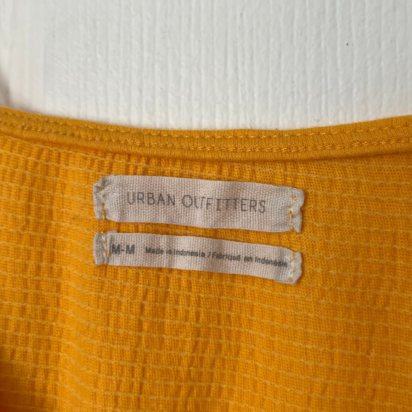 Urban Outfitters Ruched Ruffled Crop Top - Size M