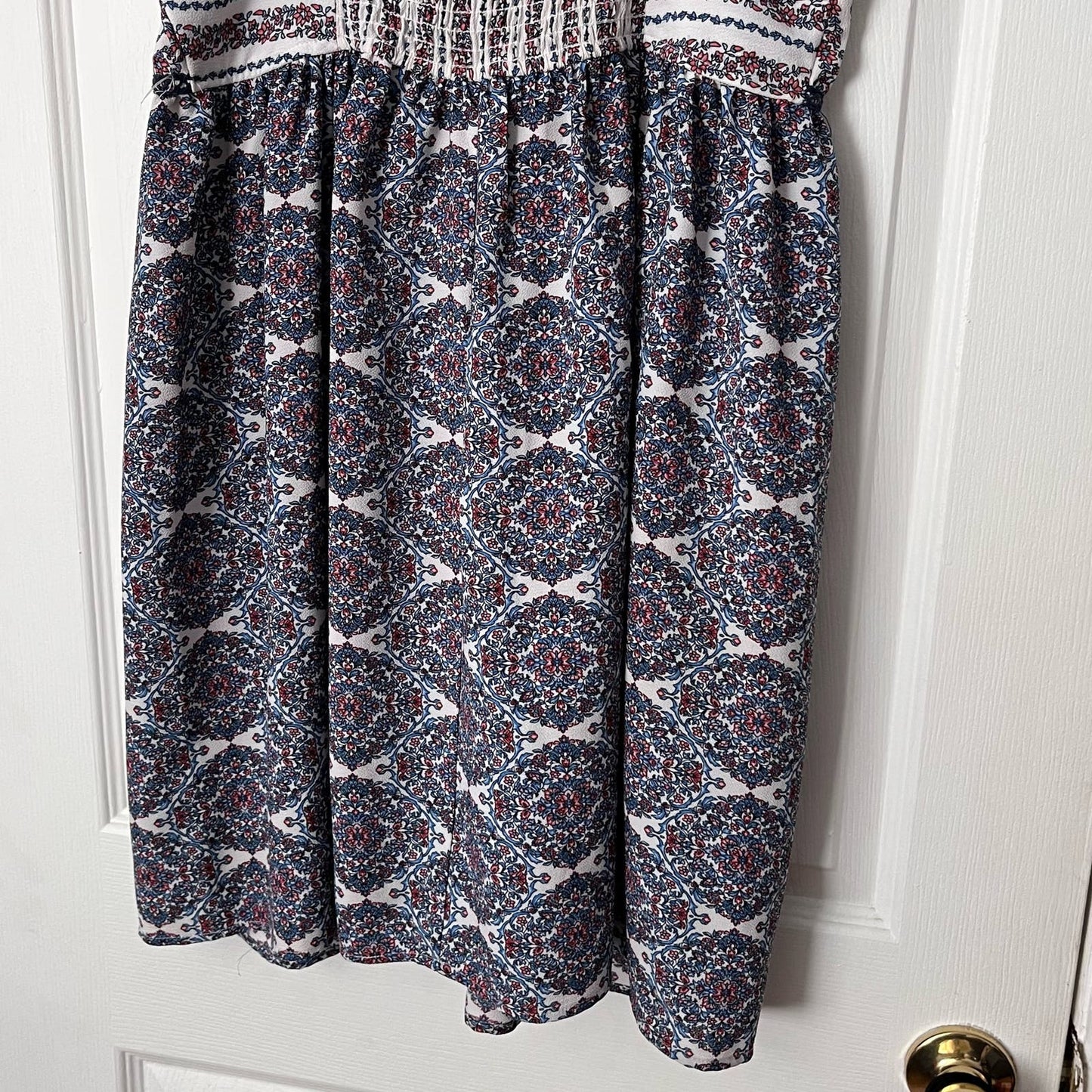 Charlotte Russe Floral Print Empire Waist Dress - Size L