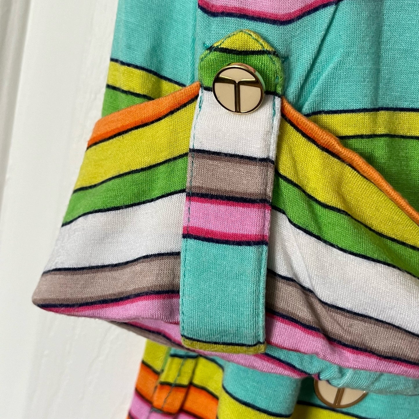 Trina Turk Hooded 3/4 Sleeve Top - Size XS