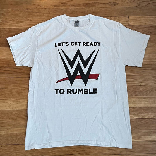Lets Get Ready to Rumble WWE Tee - Size L