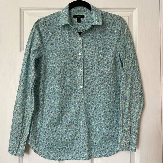J. Crew Floral Blouse - Size 2